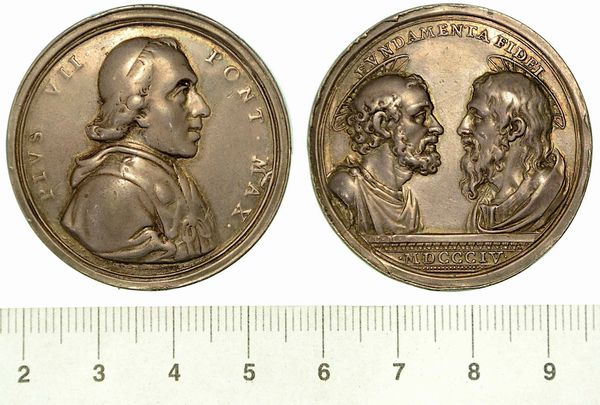 PIO VII, 1800-1823. Medaglia in argento 1804.  - Asta Numismatica  - Associazione Nazionale - Case d'Asta italiane