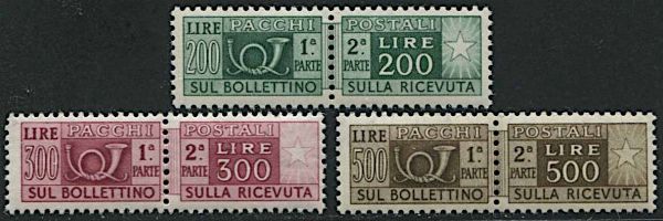 1946, Repubblica Italiana, Pacchi Postali.  - Asta Filatelia e Storia Postale - Associazione Nazionale - Case d'Asta italiane