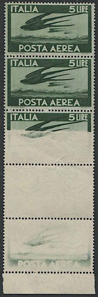 1945, Repubblica Italiana, Posta Aerea Democratica.  - Asta Filatelia e Storia Postale - Associazione Nazionale - Case d'Asta italiane