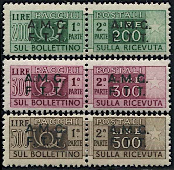 1948, Trieste A, Pacchi Postali.  - Asta Filatelia e Storia Postale - Associazione Nazionale - Case d'Asta italiane