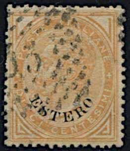 1874, Levante, Emissioni generali.  - Asta Filatelia e Storia Postale - Associazione Nazionale - Case d'Asta italiane