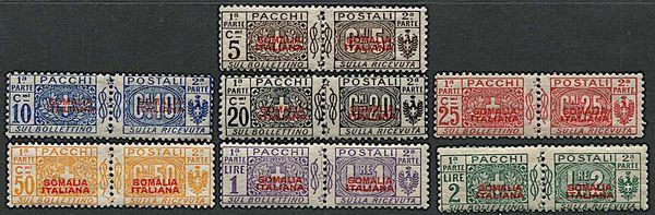 1926/1931, Somalia, Pacchi Postali.  - Asta Filatelia e Storia Postale - Associazione Nazionale - Case d'Asta italiane