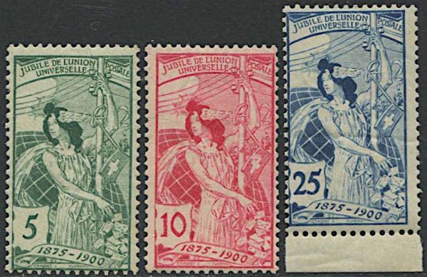 1900, Svizzera, U.P.U..  - Asta Filatelia e Storia Postale - Associazione Nazionale - Case d'Asta italiane
