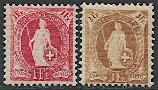 1905/1906, Svizzera, Svizzera in piedi.  - Asta Filatelia e Storia Postale - Associazione Nazionale - Case d'Asta italiane