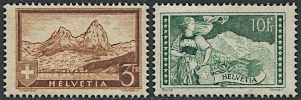 1930/1931, Svizzera, Vedute.  - Asta Filatelia e Storia Postale - Associazione Nazionale - Case d'Asta italiane