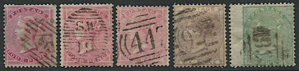 1855/1857, Great Britain, Q. Victoria.  - Asta Filatelia e Storia Postale - Associazione Nazionale - Case d'Asta italiane