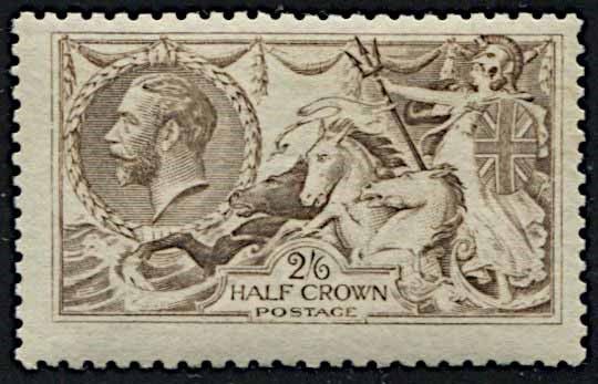 1915, Great Britain, Sea Horses.  - Asta Filatelia e Storia Postale - Associazione Nazionale - Case d'Asta italiane
