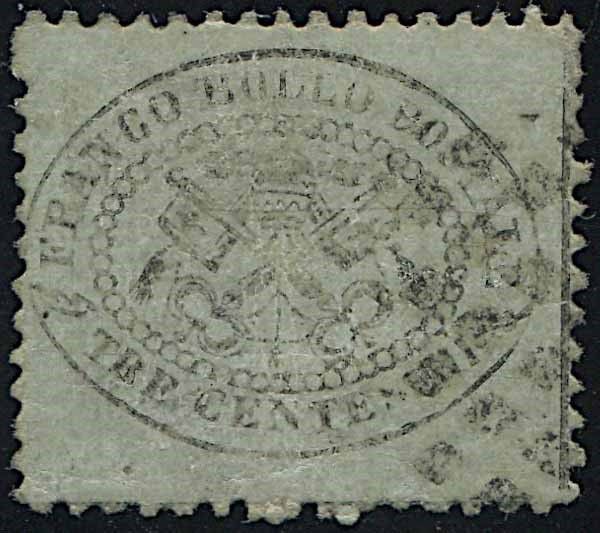 1863, Stato Pontificio, 3 cent. grigio (S. 24).  - Asta Filatelia e Storia Postale - Associazione Nazionale - Case d'Asta italiane