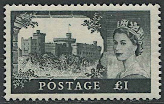 1955, Great Britain, Castles, DLR printing.  - Asta Filatelia e Storia Postale - Associazione Nazionale - Case d'Asta italiane
