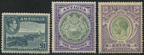 1908/1917, Antigua.  - Asta Filatelia e Storia Postale - Associazione Nazionale - Case d'Asta italiane