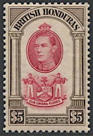 1938, British Honduras, George VI.  - Asta Filatelia e Storia Postale - Associazione Nazionale - Case d'Asta italiane