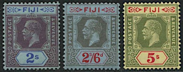 1922/1927, Fiji, George V.  - Asta Filatelia e Storia Postale - Associazione Nazionale - Case d'Asta italiane