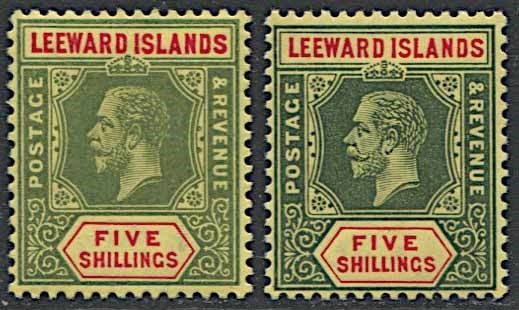 1912/1922, Leeward Islands, George V.  - Asta Filatelia e Storia Postale - Associazione Nazionale - Case d'Asta italiane