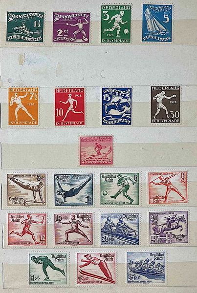1900, Tematica, Giochi Olimpici.  - Asta Filatelia e Storia Postale - Associazione Nazionale - Case d'Asta italiane