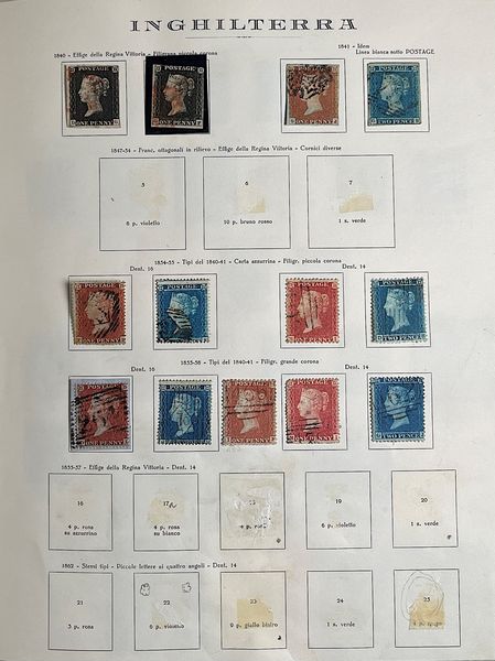 1840/1976, Great Britain, advanced collection.  - Asta Filatelia e Storia Postale - Associazione Nazionale - Case d'Asta italiane