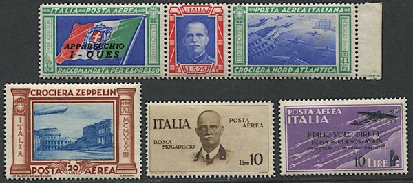 1917/1934, Regno dItalia, Posta Aerea.  - Asta Filatelia e Storia Postale - Associazione Nazionale - Case d'Asta italiane