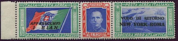 1933, Regno dItalia, Posta Aerea.  - Asta Filatelia e Storia Postale - Associazione Nazionale - Case d'Asta italiane
