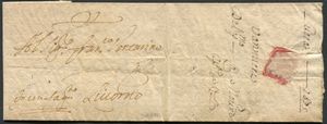 1681/1767, Toscana, tre lettere, due per Livorno e una da Livorno per Marsiglia.  - Asta Filatelia e Storia Postale - Associazione Nazionale - Case d'Asta italiane