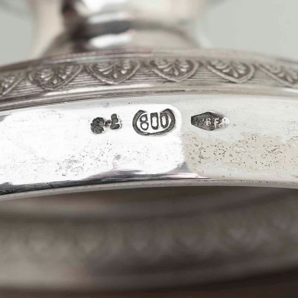 Zuccheriera in argento. Argenteria fiorentina del XX secolo  - Asta Argenti - Associazione Nazionale - Case d'Asta italiane