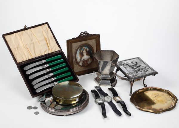 Lotto misto di oggetti tra cui alcuni in argento  - Asta Argenti - Associazione Nazionale - Case d'Asta italiane