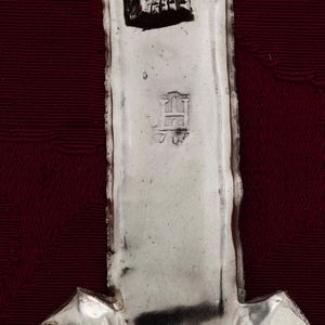 Due acquasantiere in argento punzonate Torretta, Genova probabile XIX secolo  - Asta Argenti - Associazione Nazionale - Case d'Asta italiane