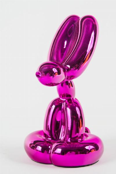 Baloon Rabbit (Magenta).  - Asta Stampe, disegni e dipinti antichi, moderni e contemporanei - Associazione Nazionale - Case d'Asta italiane