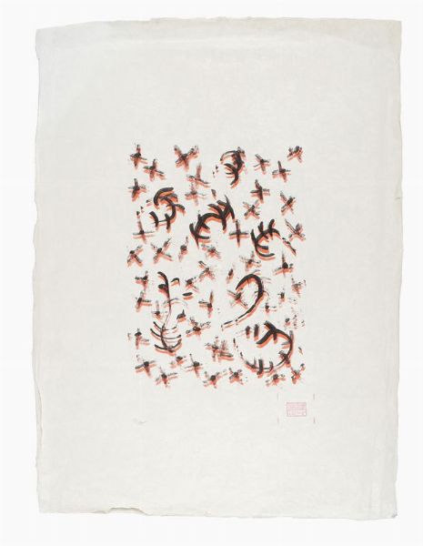 MARK GEORGE TOBEY : Untitled.  - Asta Stampe, disegni e dipinti antichi, moderni e contemporanei - Associazione Nazionale - Case d'Asta italiane