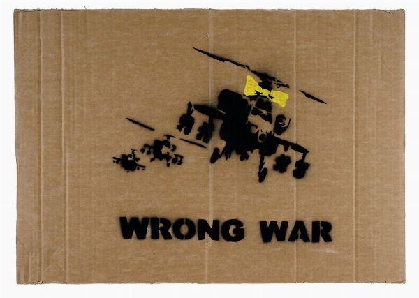 Banksy : Wrong War.  - Asta Stampe, disegni e dipinti antichi, moderni e contemporanei - Associazione Nazionale - Case d'Asta italiane