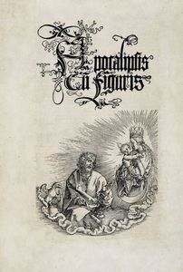 Albrecht Dürer - Apocalipsis cum figuris / La Vergine appare a San Giovanni.