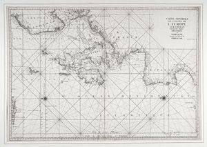 HUBERT JAILLOT - Carte Generale des Costes de l'Europe sur l'Ocean comprises depuis Dronthem en Norvege jusques au Dtroit de Gibraltar.
