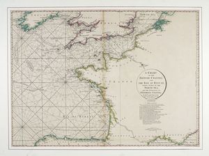 LOUIS STANISLAS D'ARCY (DE) LA ROCHETTE - A Chart of the British Channel and the Bay of Biscay with a Part of the North Sea and the Entrance of St. George's Channel.