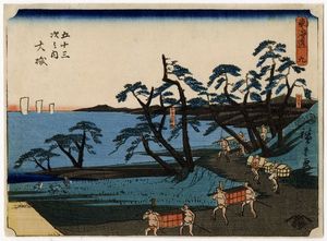 Ando Hiroshige - Koiso, Korugi no iso (iso: Koiso e la spiaggia di Koyurugi).