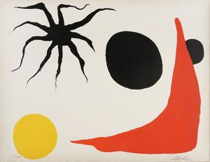 Alexander Calder - Chaussette Rouge.