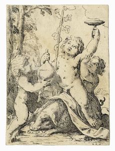 LORENZO LOLI - Lotto di cinque incisioni di Lorenzo Loli, tre di Girolamo Scarsello e una di Simone Cantarini.