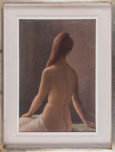 NOEL QUINTAVALLE - Nudo femminile di schiena.