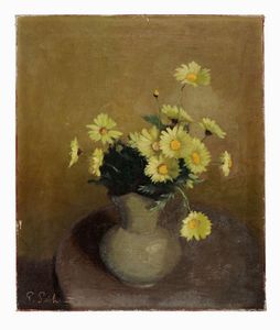PAUL SCHAUD - Vaso di fiori.