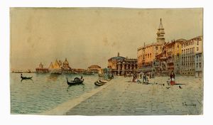 ALBERTO TREVISAN : Venezia.  - Asta Stampe, disegni e dipinti antichi, moderni e contemporanei - Associazione Nazionale - Case d'Asta italiane