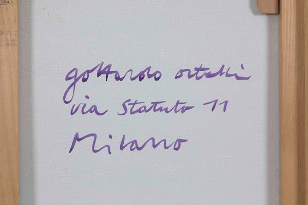 ,Gottardo ORTELLI : Tempo liberato 1, 1973-1974  - Asta Arte moderna - Associazione Nazionale - Case d'Asta italiane