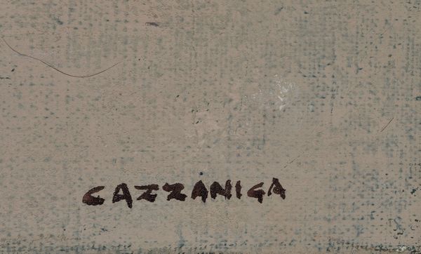 ,Giancarlo Cazzaniga : Giancarlo Cazzaniga (1930-2013) Per un paesaggio, 1984-1985  - Asta Arte moderna - Associazione Nazionale - Case d'Asta italiane