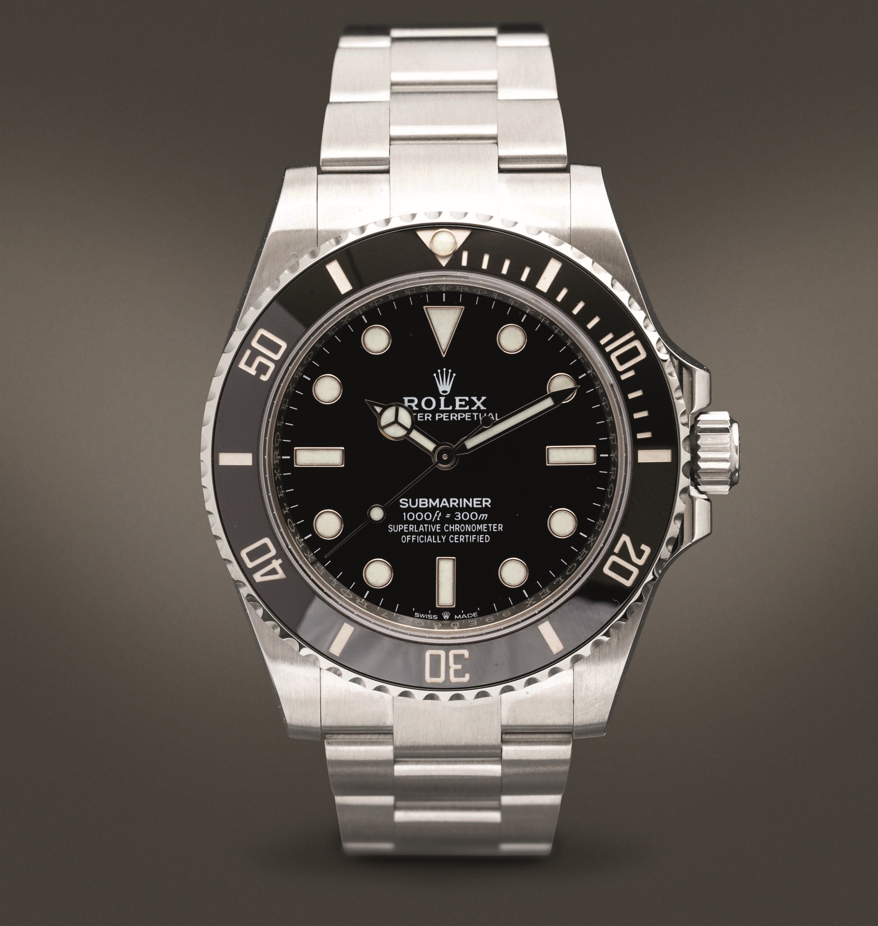 ROLEX Submariner ref 124060 automatico con cassa in acciaio e bracciale Oyster accompagnato da astuccio originale e garanzia Asta Orologi da Polso e da Tasca Associazione Nazionale Case d Asta italian...