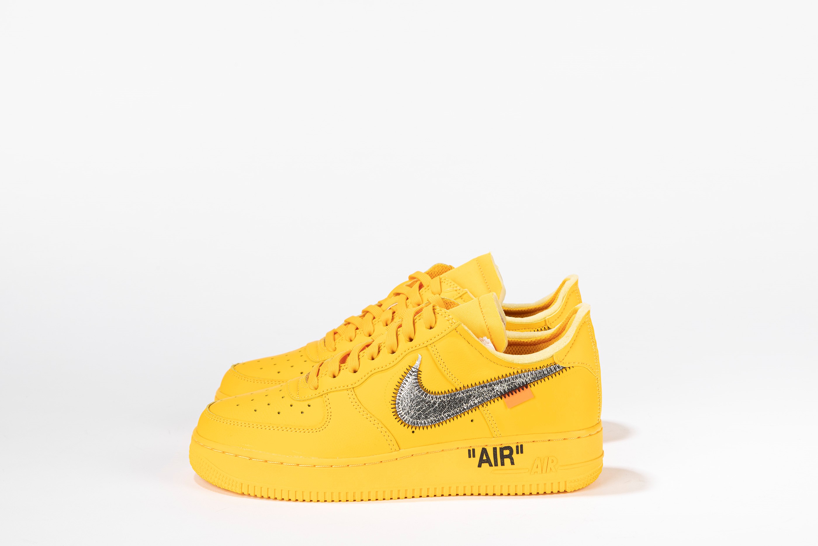 nike air force 1 off white university gold
