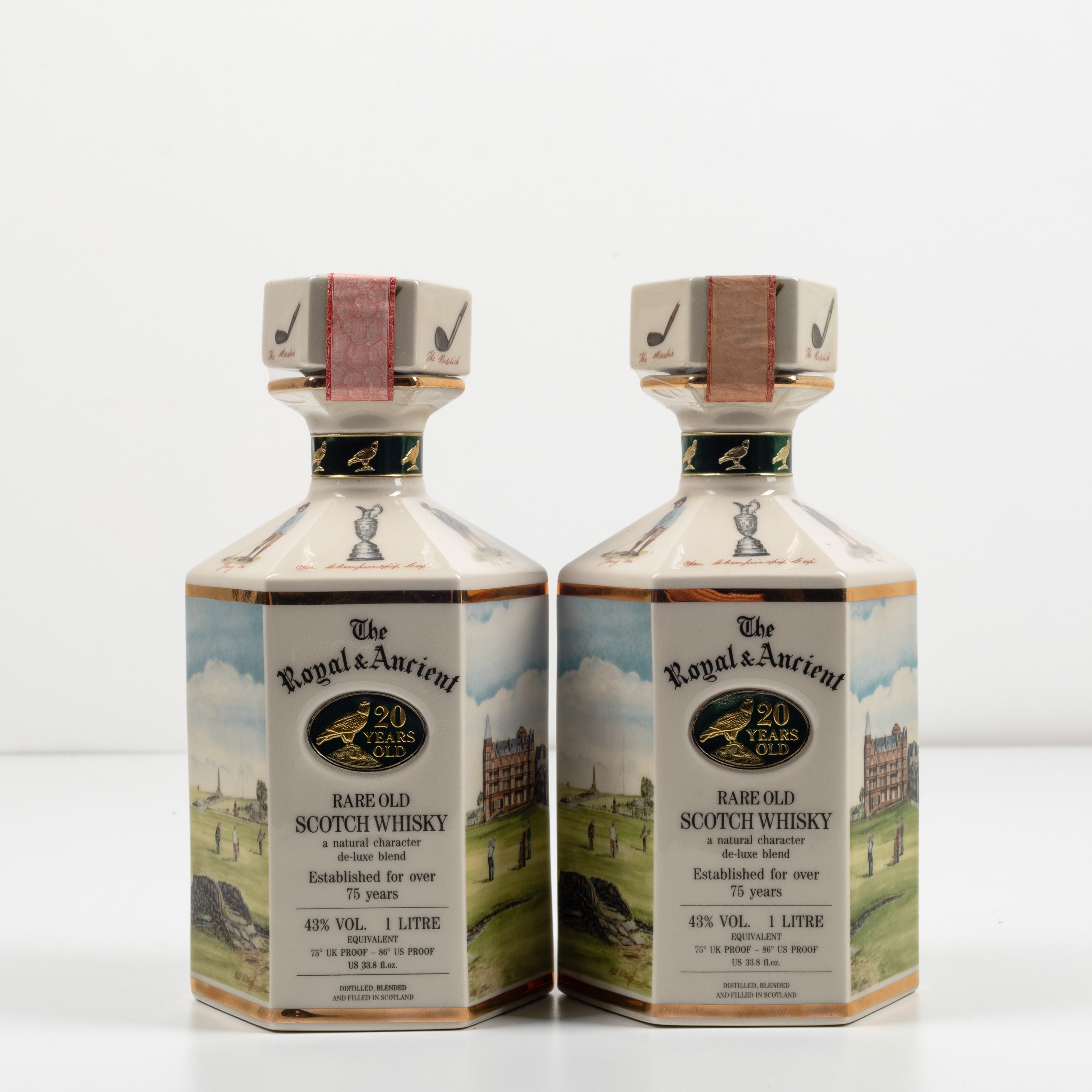 The Royal & Ancient, Rare Old Scotch Whisky 20 years old Asta Spirito