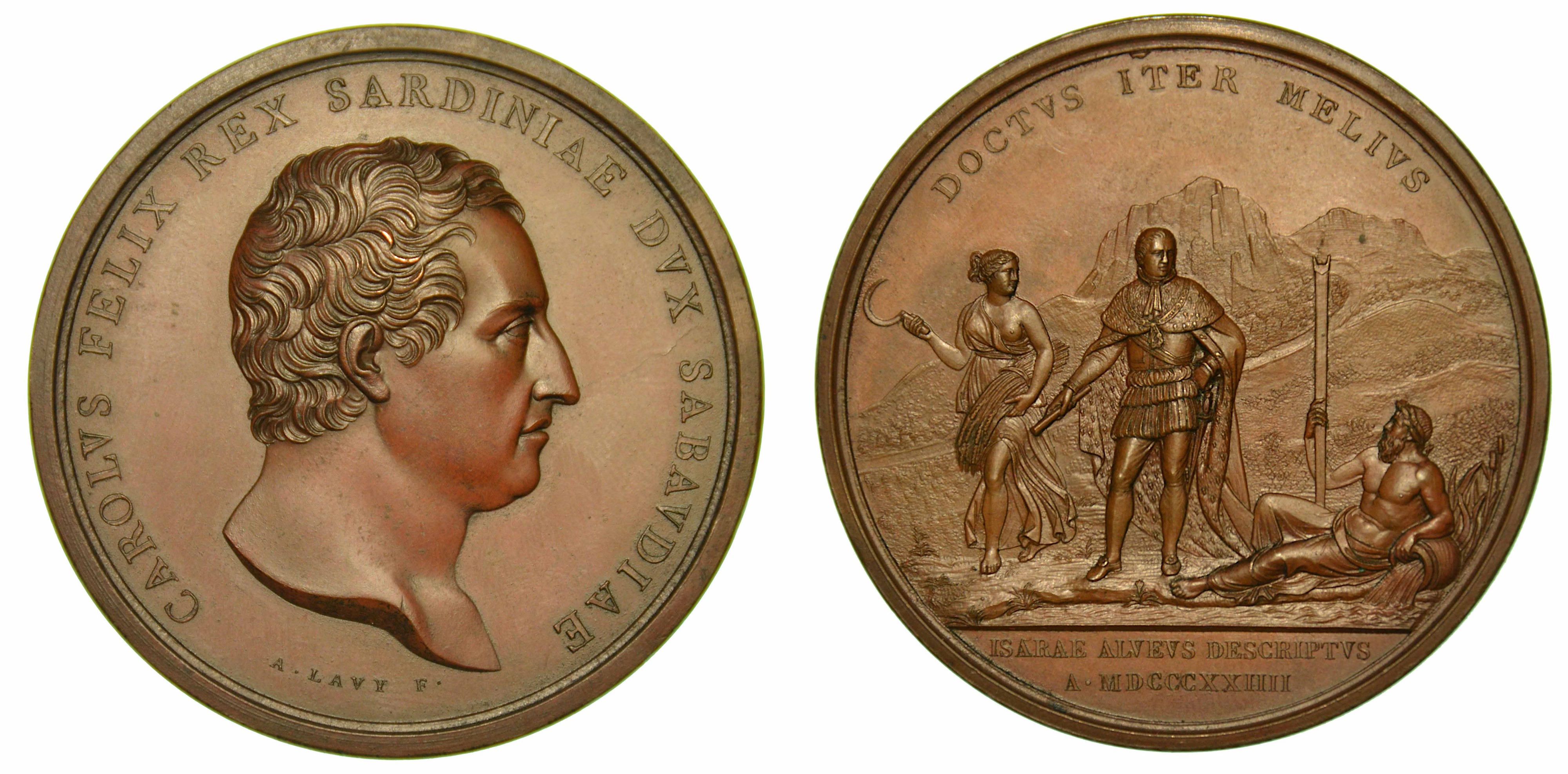 REGNO DI SARDEGNA. CARLO FELICE DI SAVOIA, 18211831. Medaglia in