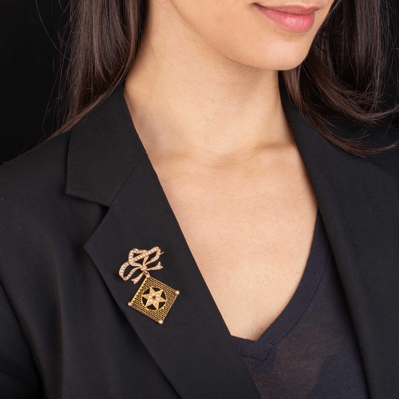 Spilla A Fiocco Elegante Per Donne - Accessorio Per Abiti, Sciarpe E Giacche, Regalo Perfetto