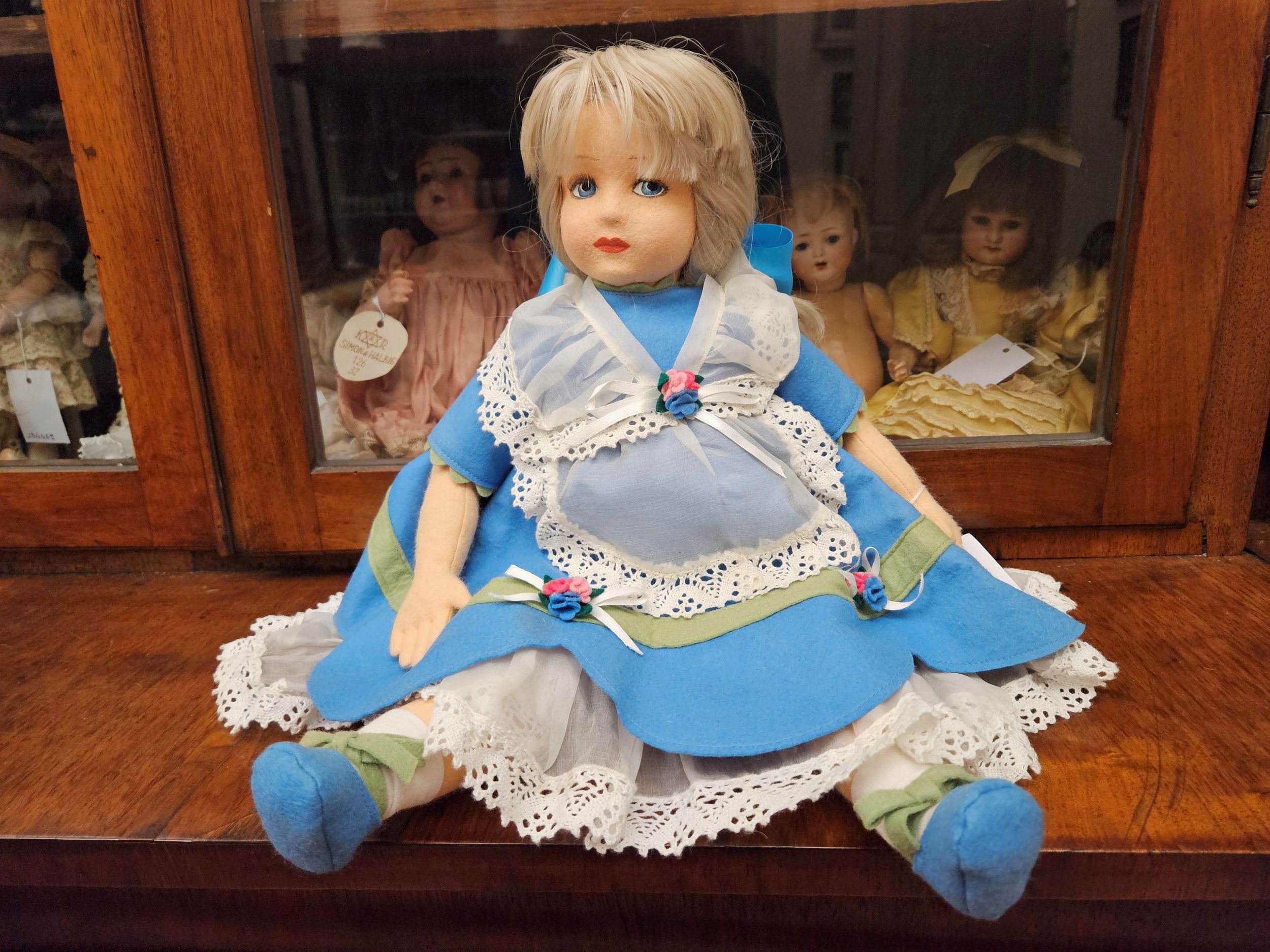Bambola Lenci riproduzione del modello Wilma del 1926 Asta Bambole e Balocchi Associazione Nazionale Case d