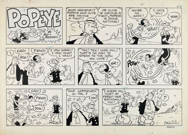 Da Charlie Brown a Popeye, la nuova asta di fumetti di Finarte � tutta  [..] - News
