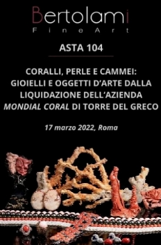 Coralli, perle e cammei: gioielli e oggetti d'arte dalla liquidazione dell'azienda Mondial Coral di Torre del Greco